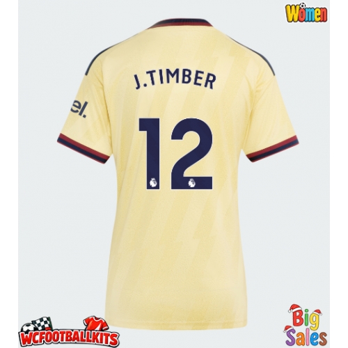 Arsenal Jurrien Timber #12 Replica Third Stadium Shirt for Women 2026-27 Short Sleeve